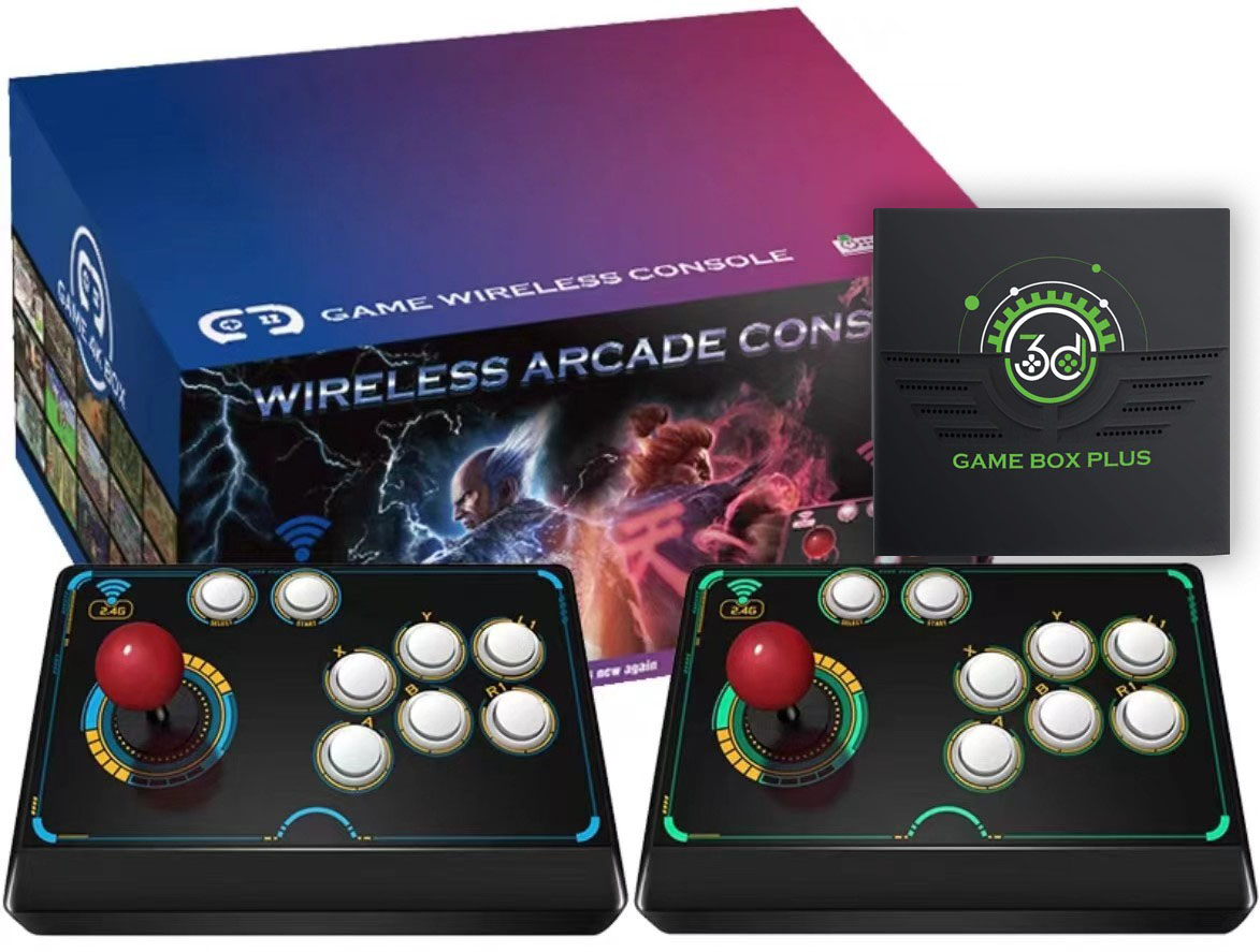 Retro Gaming Hdd - V6 Retro Game Box 2.4G Wireless