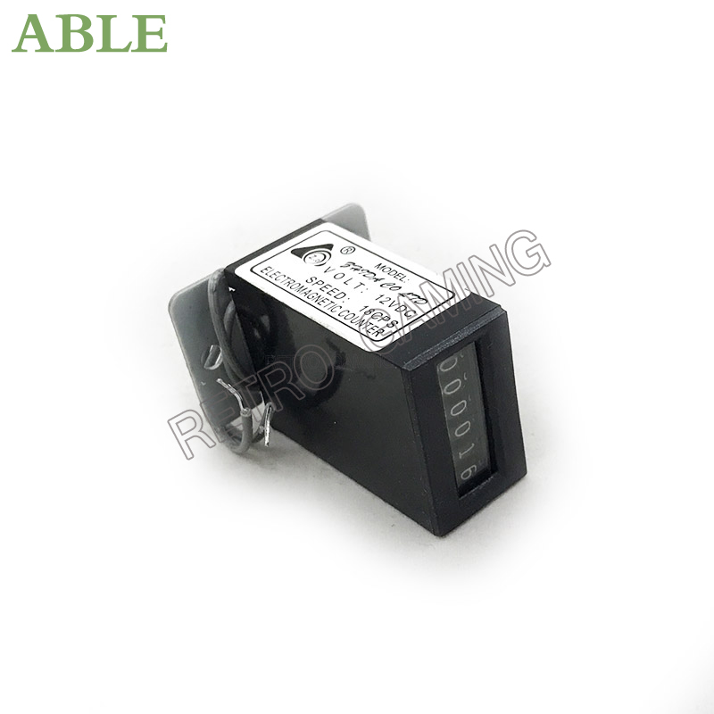 Retro Gaming Shop - 2Pcs Coin Counter Meter Mechanical 6