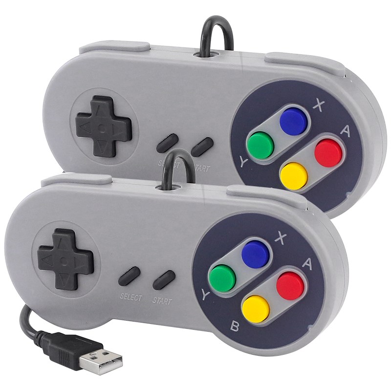 Retro Gaming With Raspberry Pi - 2PCS USB Gamepad Gaming Joystick Game