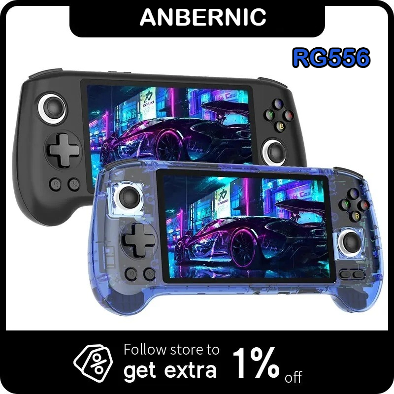 Retro Gaming Anbernic - ANBERNIC RG556 Handheld Games Console 5.48''