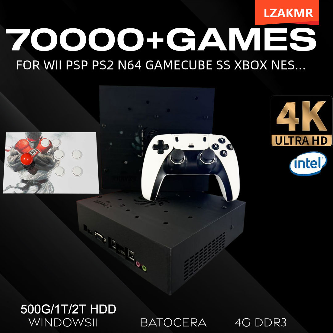 Retro Gaming For Tv - Retro Gaming Console 70000+ Games 2TB