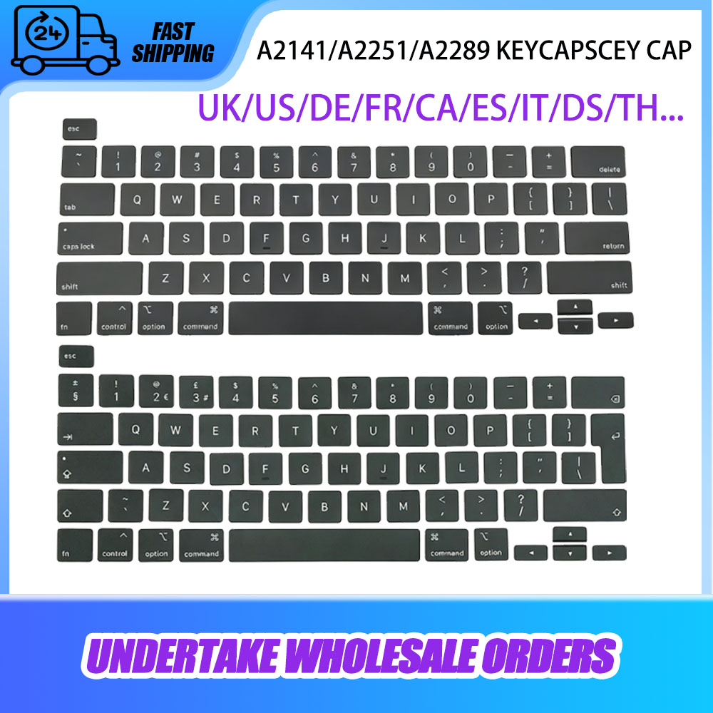 Retro Gaming Mac - New Laptop A2141 A2251 A2289 Keycaps