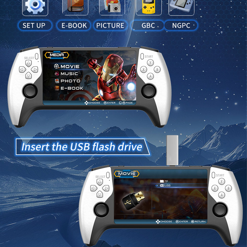 2026 New SF3500 5 Inch Handhel - Retro Gaming Emulator review and price