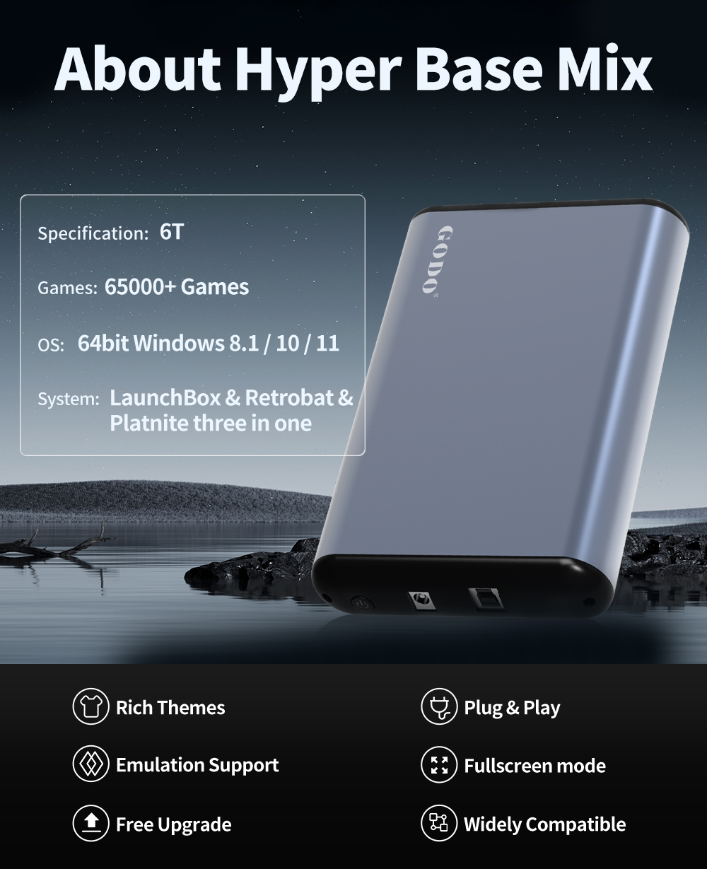 JMachen 6TB Portable Gaming HD - Retro Gaming Hdd review and price
