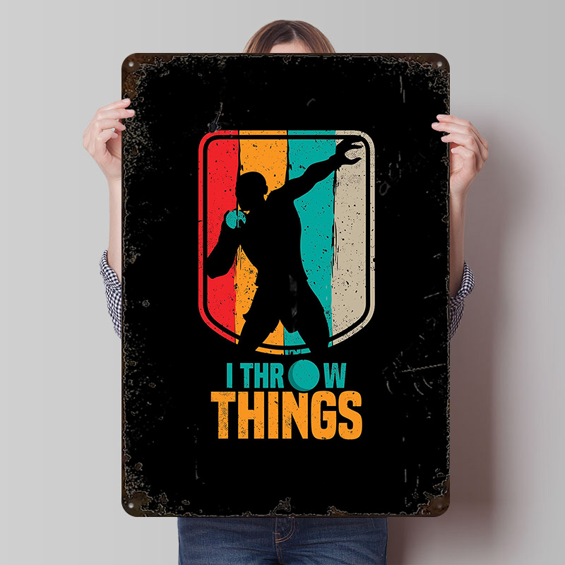 Funny Shot Put Gift Idea Tin P - Retro Gaming Gift Ideas review and price