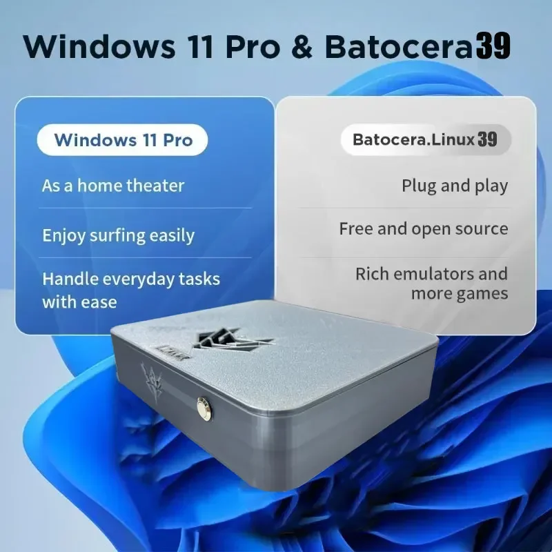 Dual System AK1 Pro Game Box 7 - Retro Gaming Hdd review and price