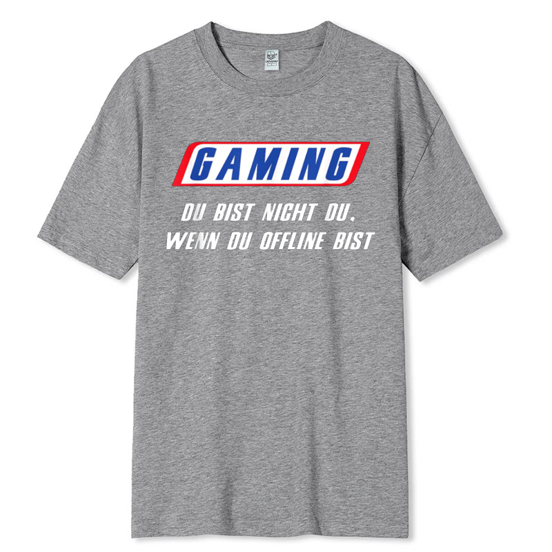 Funny German T Shirt Gaming Du - Retro Gaming Gift Ideas review and price
