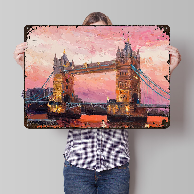 Travel to London Metal Poster  - Retro Gaming In London review and price