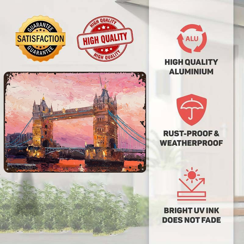 Travel to London Metal Poster  - Retro Gaming In London review and price