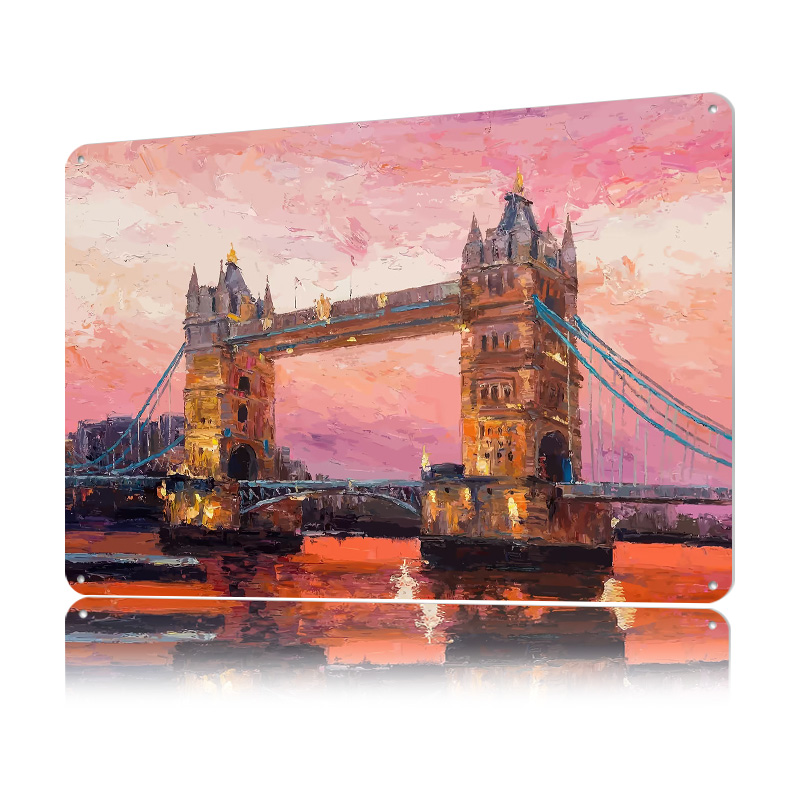 Travel to London Metal Poster  - Retro Gaming In London review and price