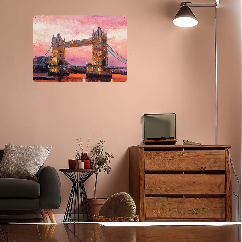 Travel to London Metal Poster  - Retro Gaming In London review and price
