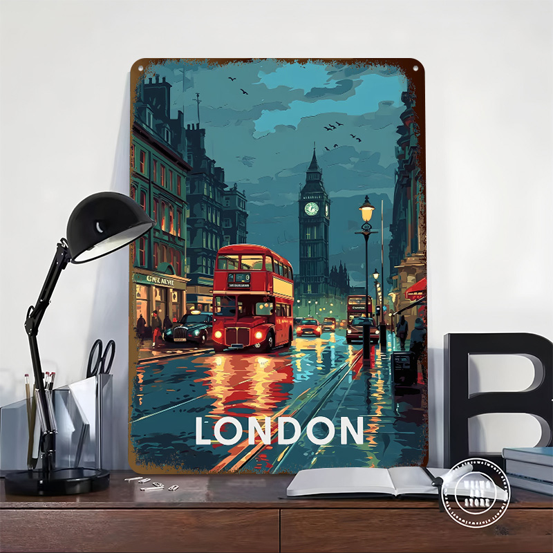 London Big Ben Tinplate Poster - Retro Gaming In London review and price