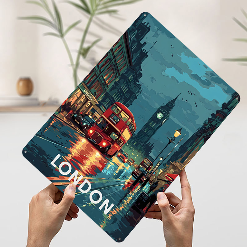 London Big Ben Tinplate Poster - Retro Gaming In London review and price