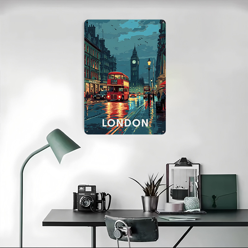 London Big Ben Tinplate Poster - Retro Gaming In London review and price