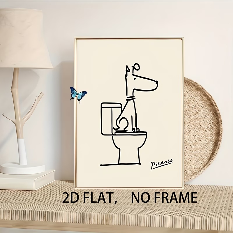 Modern,Retro Fun Dog Toilet Pi - Retro Gaming Pictures review and price