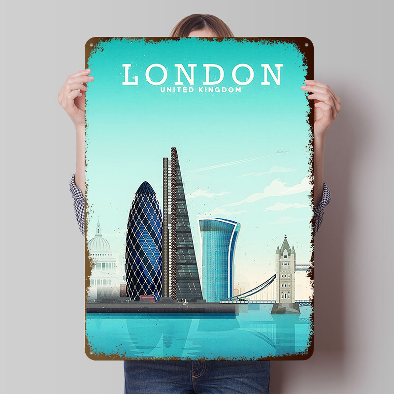 London Travel Metal Poster Cus - Retro Gaming In London review and price