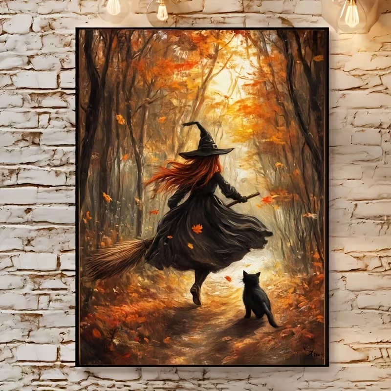 Retro Alloween Autumn Witch On - Retro Gaming Pictures review and price