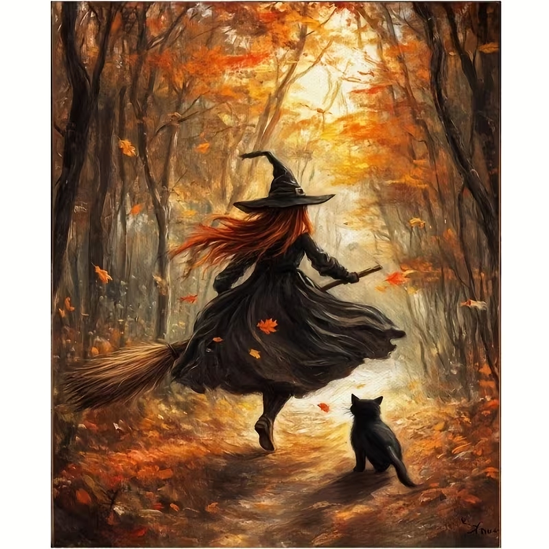 Retro Alloween Autumn Witch On - Retro Gaming Pictures review and price