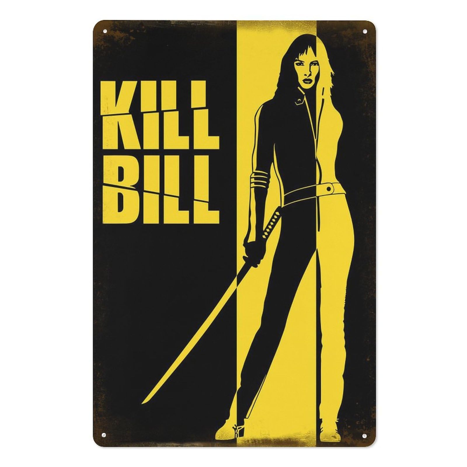 Kill Bill Movies Metal Tin Sig - Retro Gaming Pictures review and price