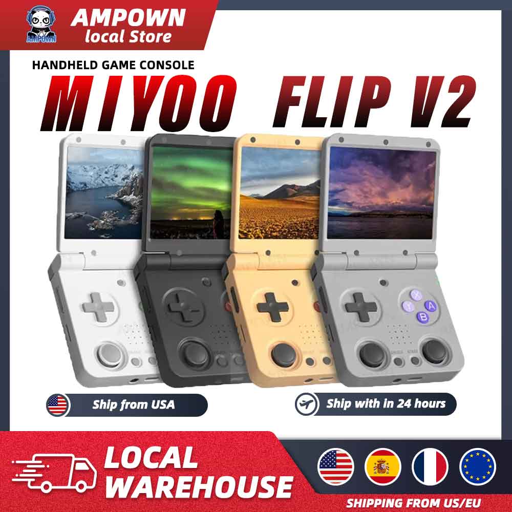 MIYOO Flip V2 Handheld Game Co - Retro Gaming On Linux review and price