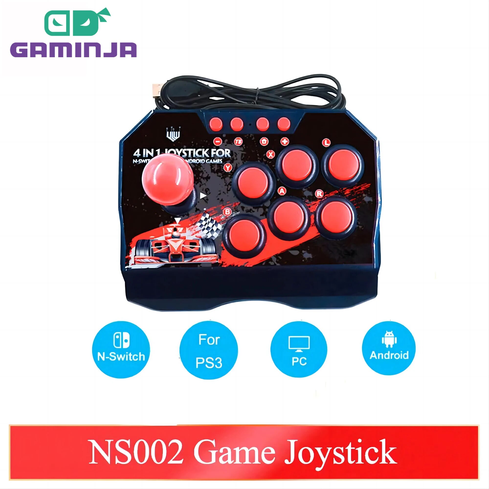 GAMINJA NS002 4 In 1 Retro Arc - Retro Gaming With Raspberry Pi review and price