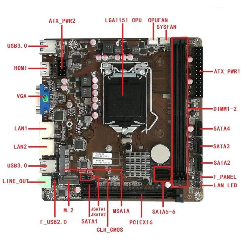 B365 Mini-ITX Motherboard LGA  - Intel Cpu Core I5 review and price