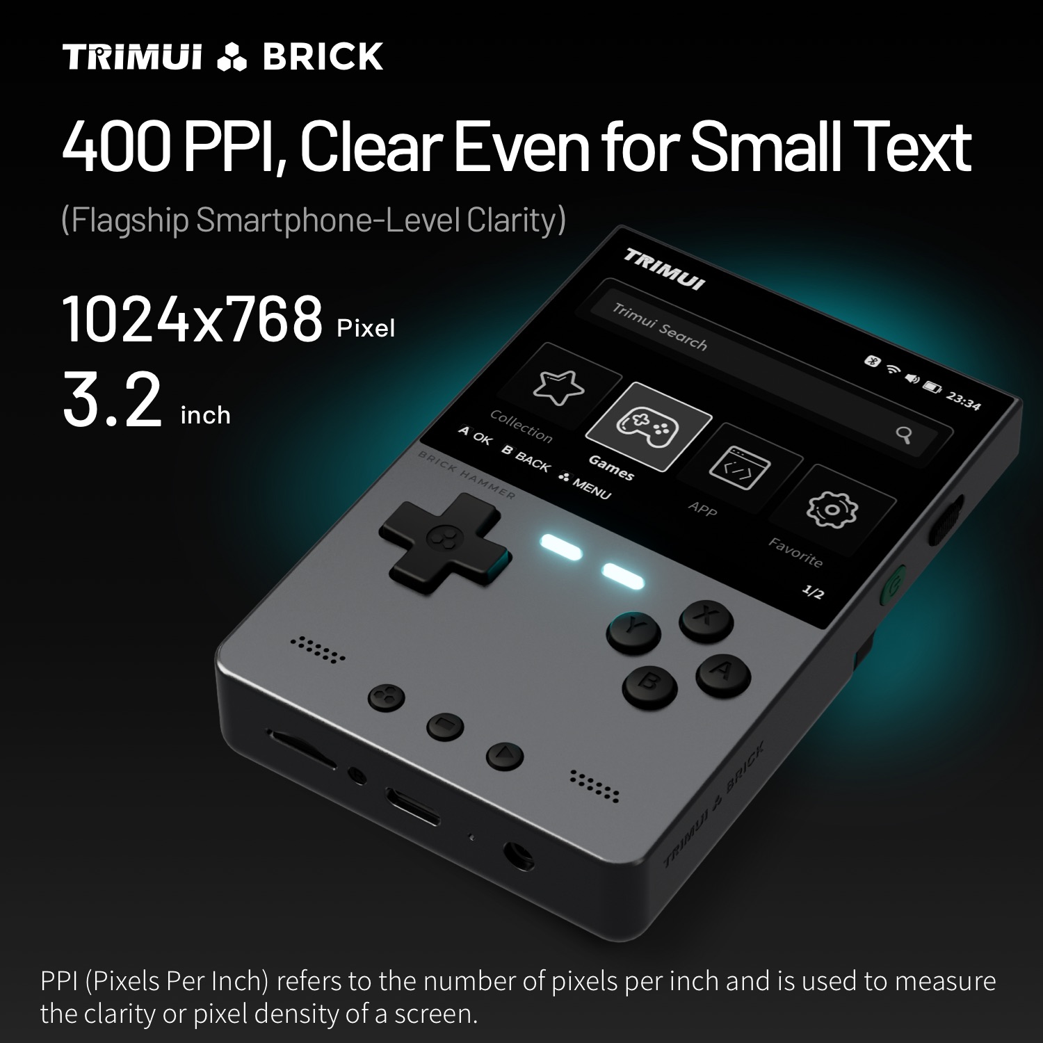 TRIMUI BRICK HAMMER Retro Hand - Retro Gaming Anbernic review and price