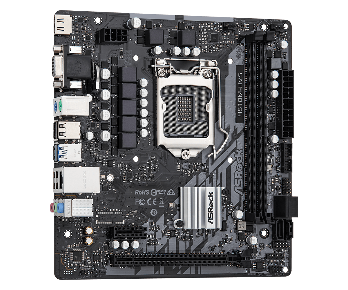 ASROCK H510M-HVS R2.0 H510 Mot - Intel Cpu Core I5 review and price