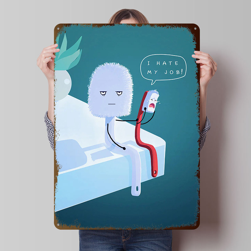I Hate My Job Printed Poster C - Retro Gaming Jobs review and price